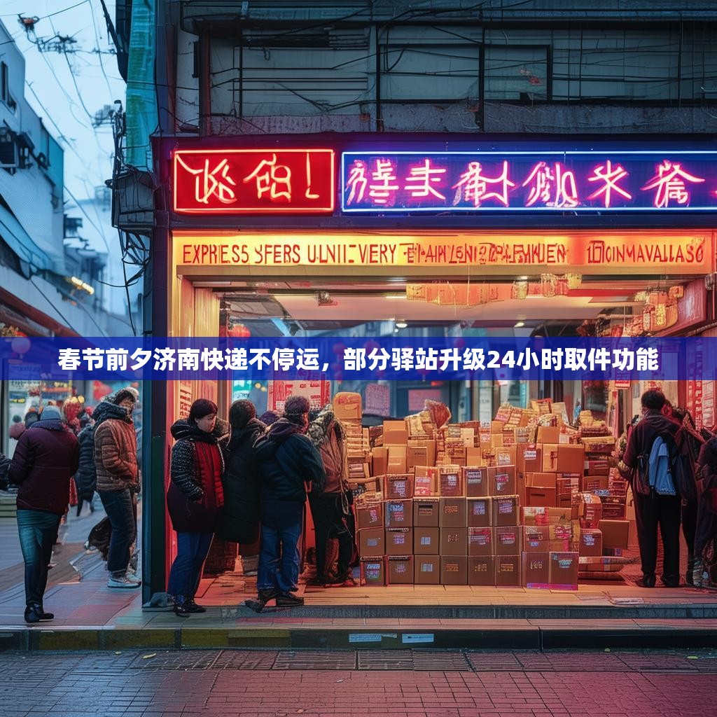 春节前夕济南快递不停运，部分驿站升级24小时取件功能
