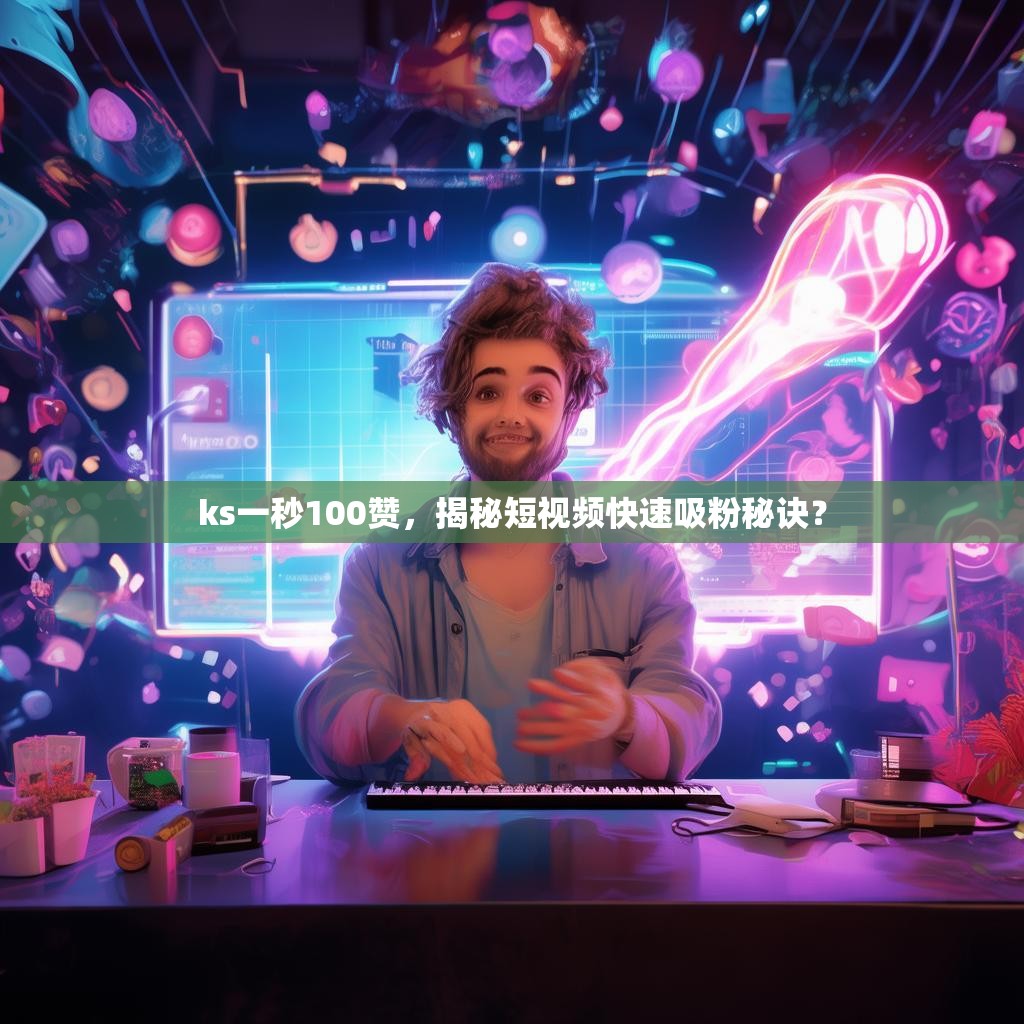 ks一秒100赞,揭秘短视频快速吸粉秘诀?
