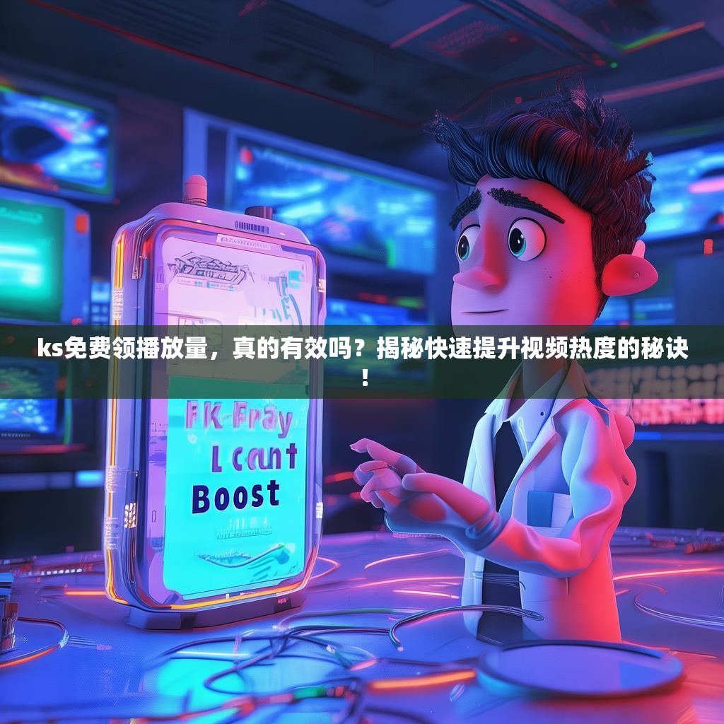ks免费领播放量,真的有效吗?揭秘快速提升视频热度的秘诀!