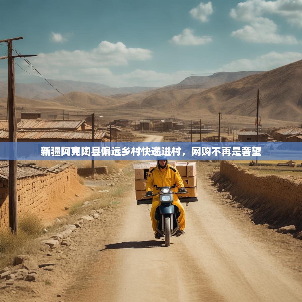 新疆阿克陶县偏远乡村快递进村，网购不再是奢望