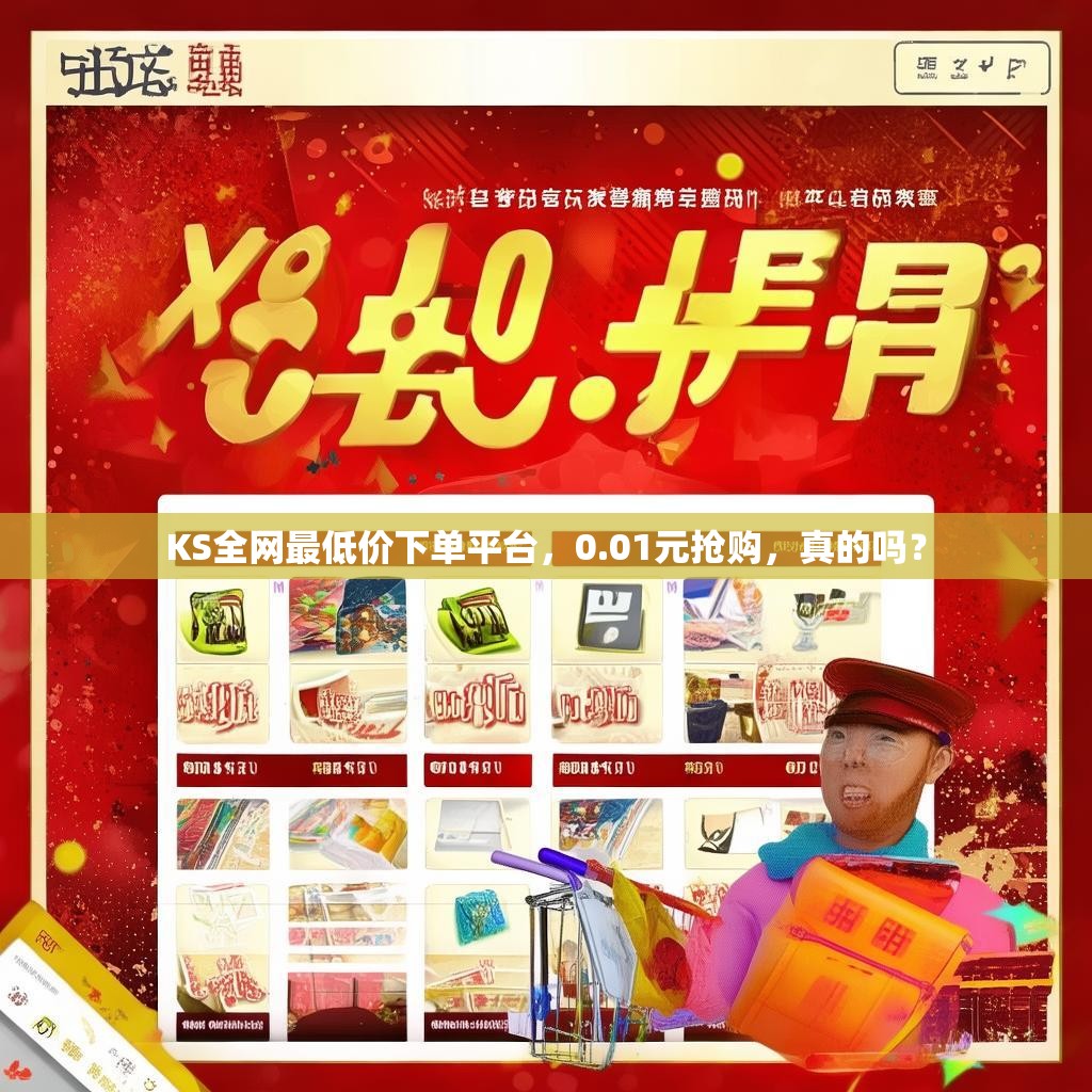 KS全网最低价下单平台，0.0<strong><mark>1元抢购</mark></strong>，真的吗？