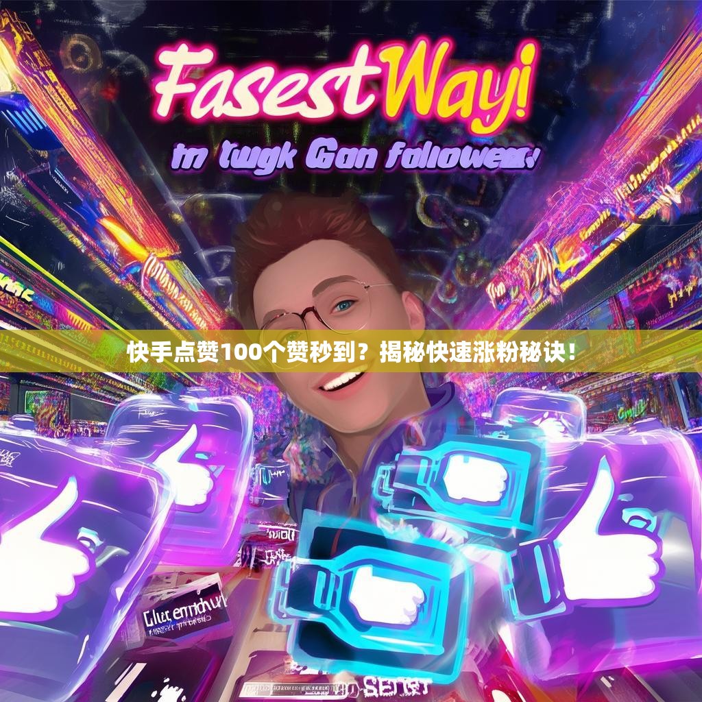 <strong><mark>快手</mark></strong>点赞100个赞秒到？揭秘快速涨粉秘诀！