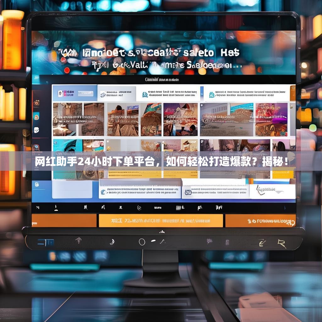 网红助手24小时下单平台,如何轻松打造爆款?揭秘!