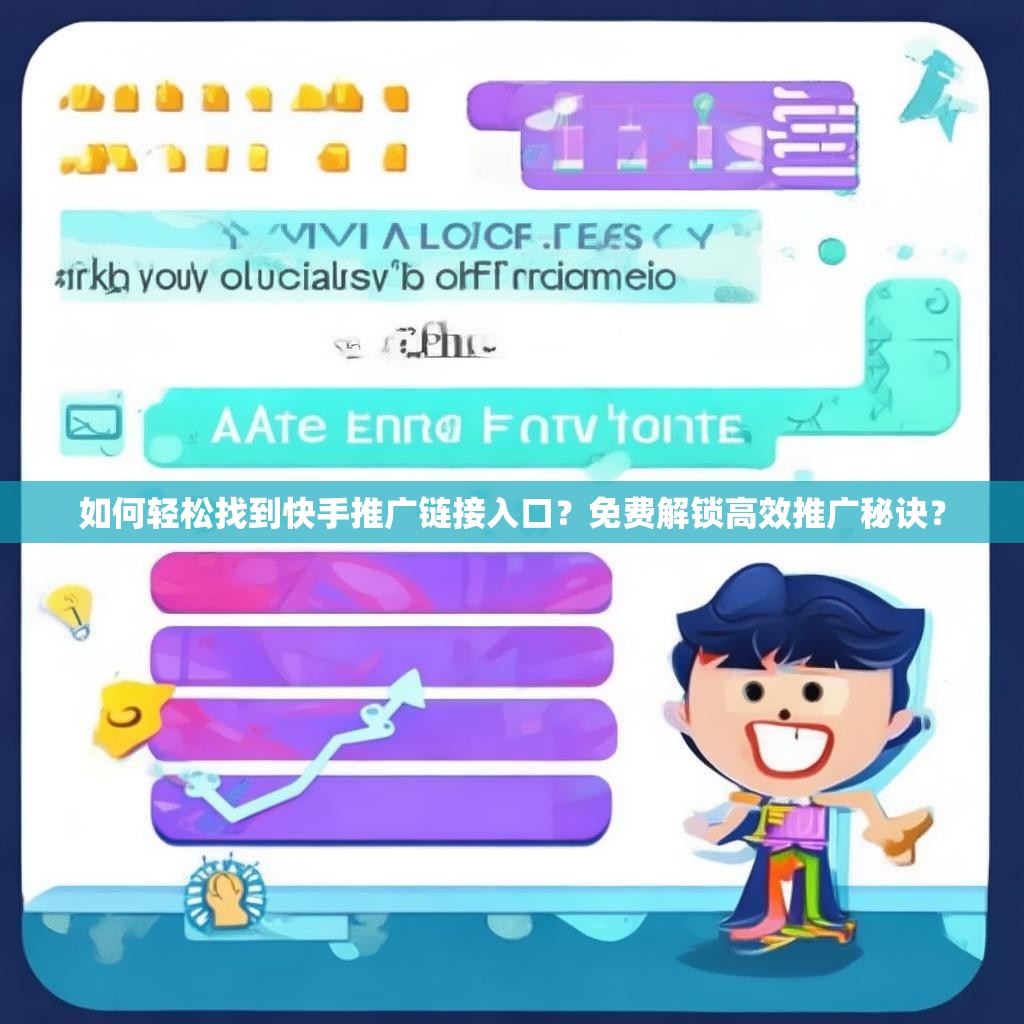 如何轻松找到快手推广链接入口？免费解锁高效推广秘诀？