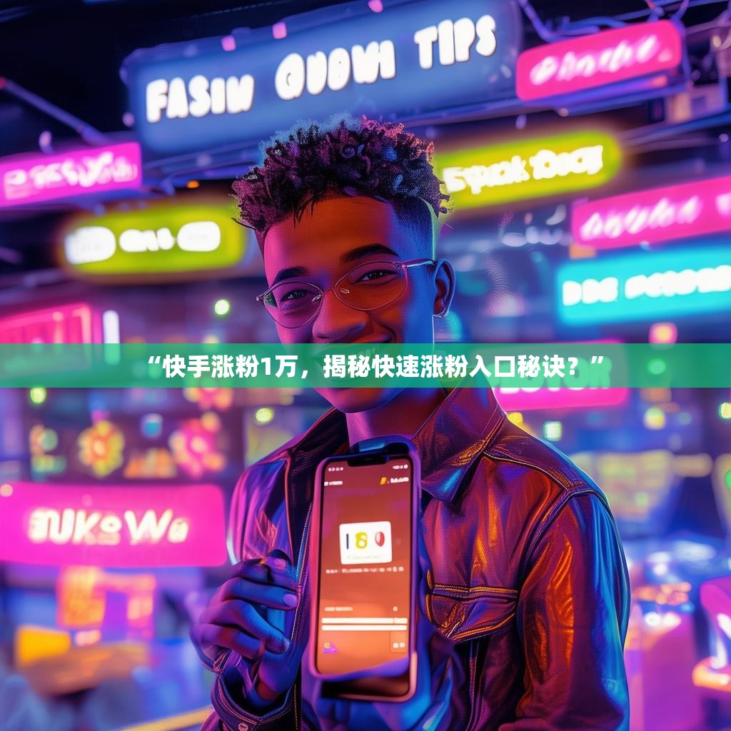 “快手涨粉1万,揭秘快速涨粉入口秘诀?”