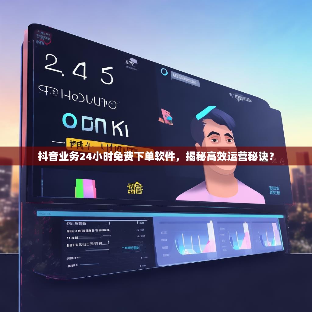抖音业务24小时免费下单软件，揭秘高效运营秘诀？