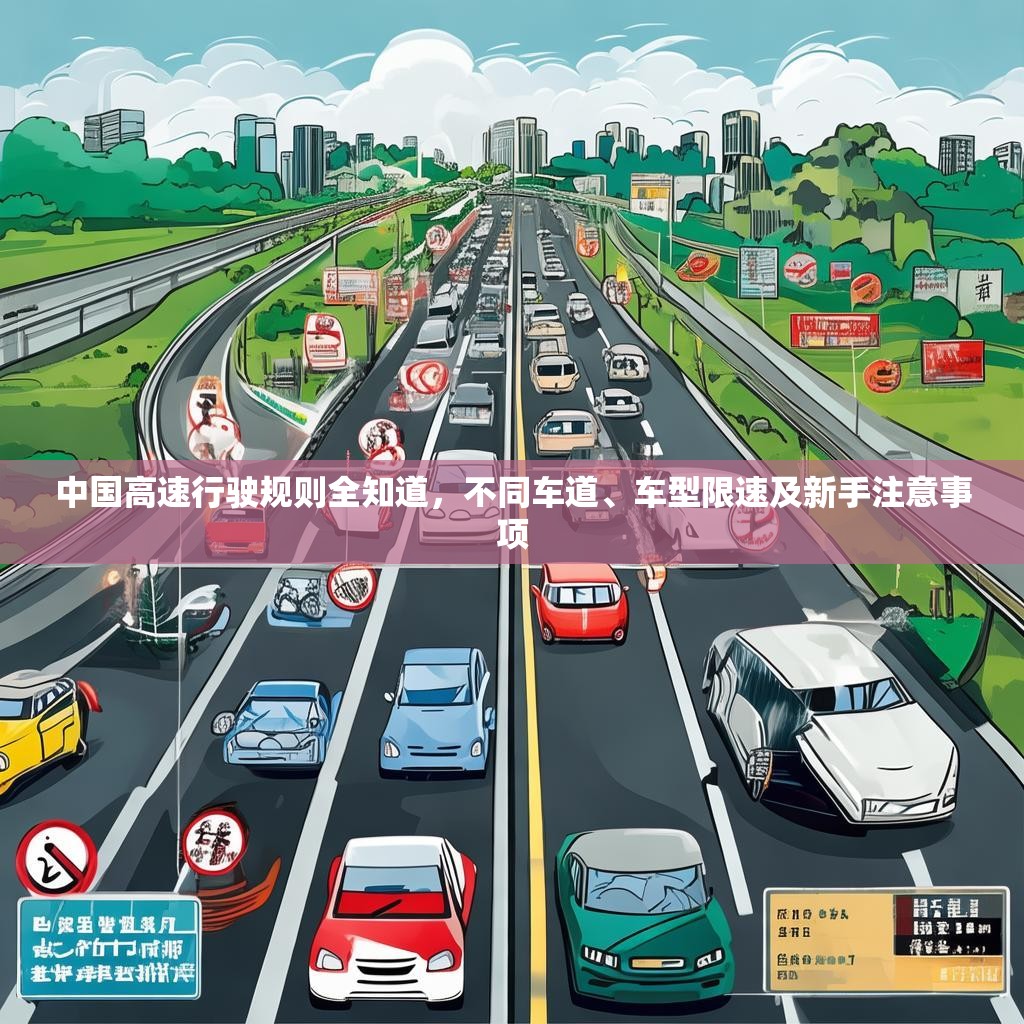 中国高速行驶规则全知道，不同车道、车型限速及新手注意事项