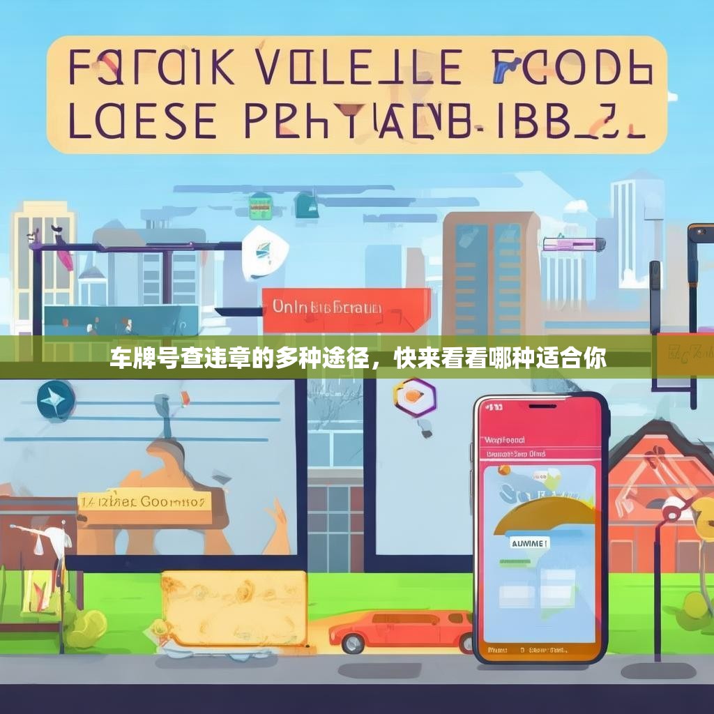 车牌号查违章的多种途径,快来看看哪种适合你
