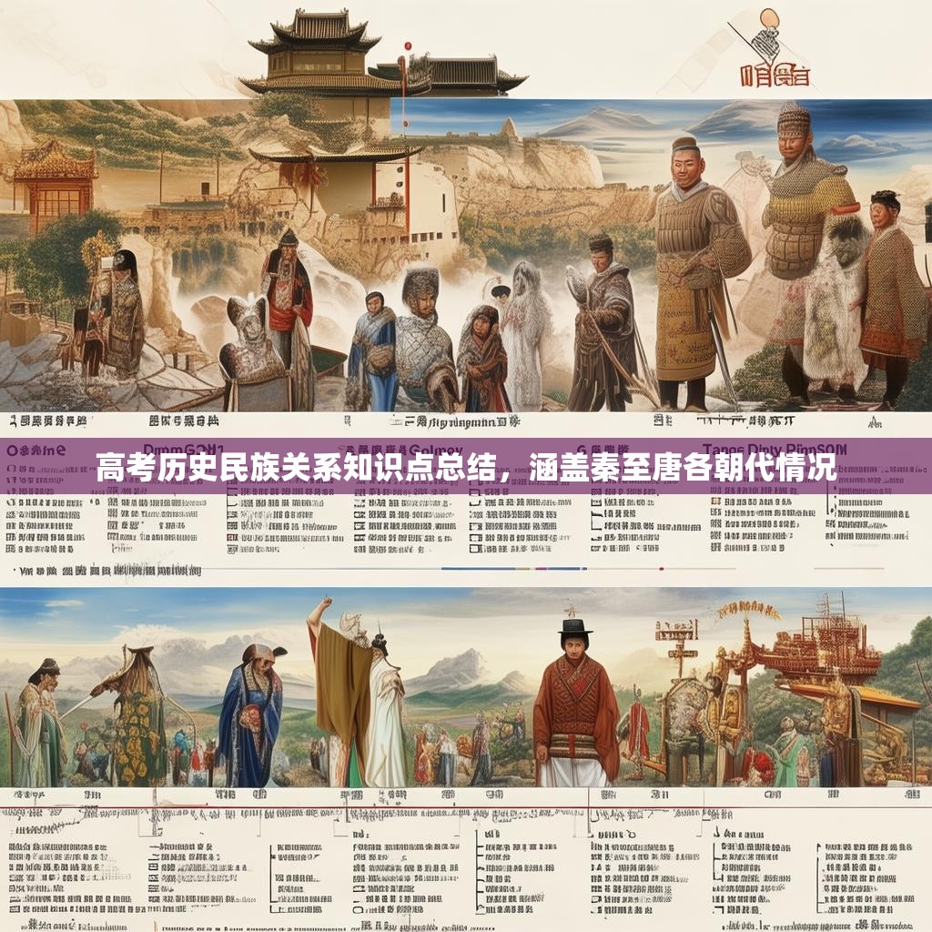 高考历史民族关系知识点总结,涵盖秦至唐各朝代情况