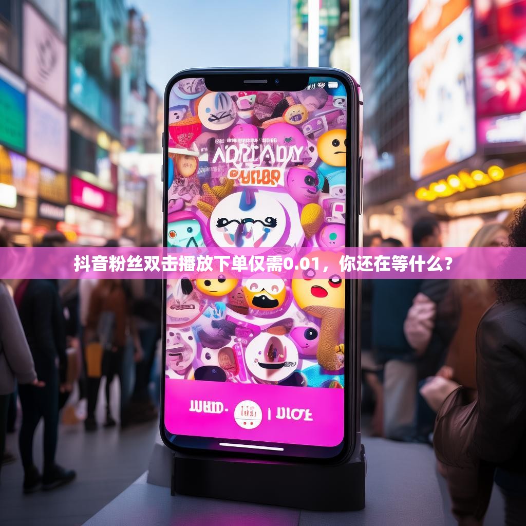 抖音粉丝双击播放下单仅需0.01,你还在等什么?