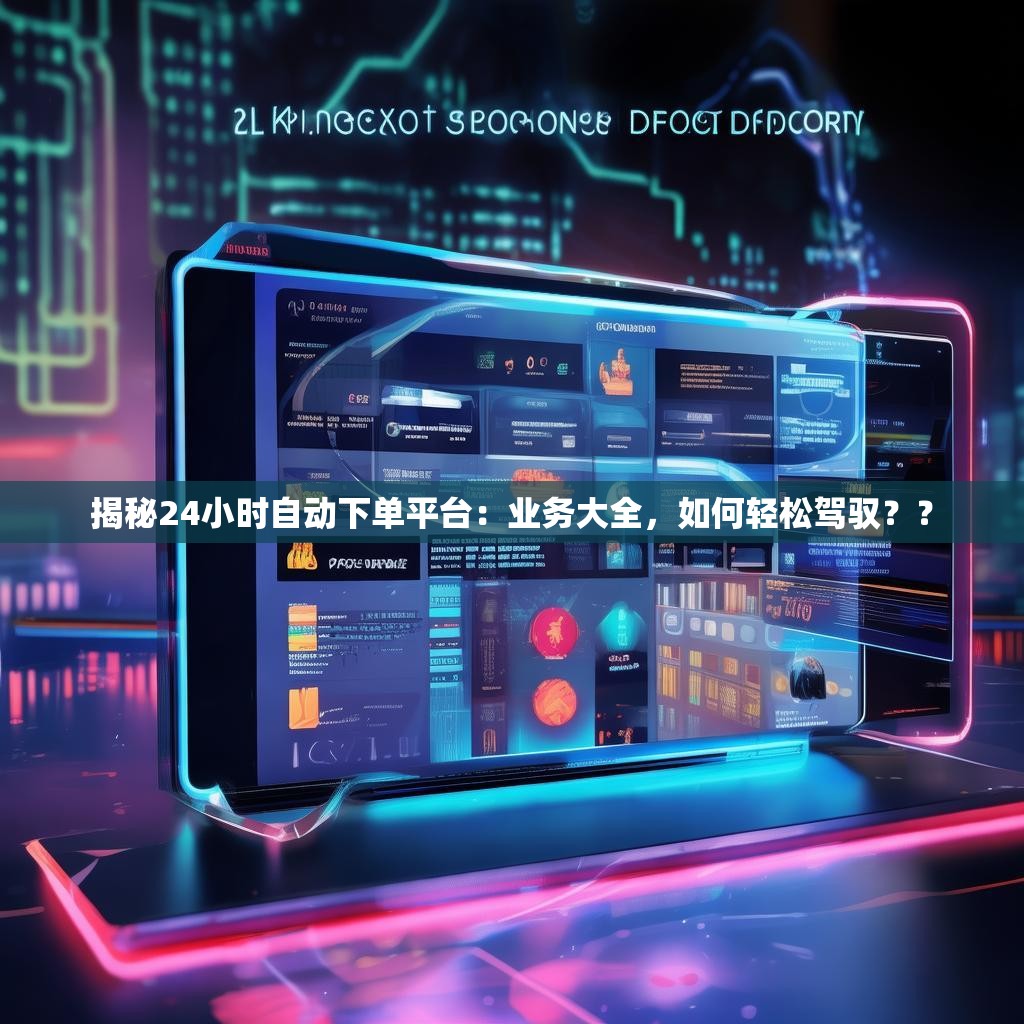 揭秘24小时自动下单平台：业务大全，如何轻松驾驭？？
