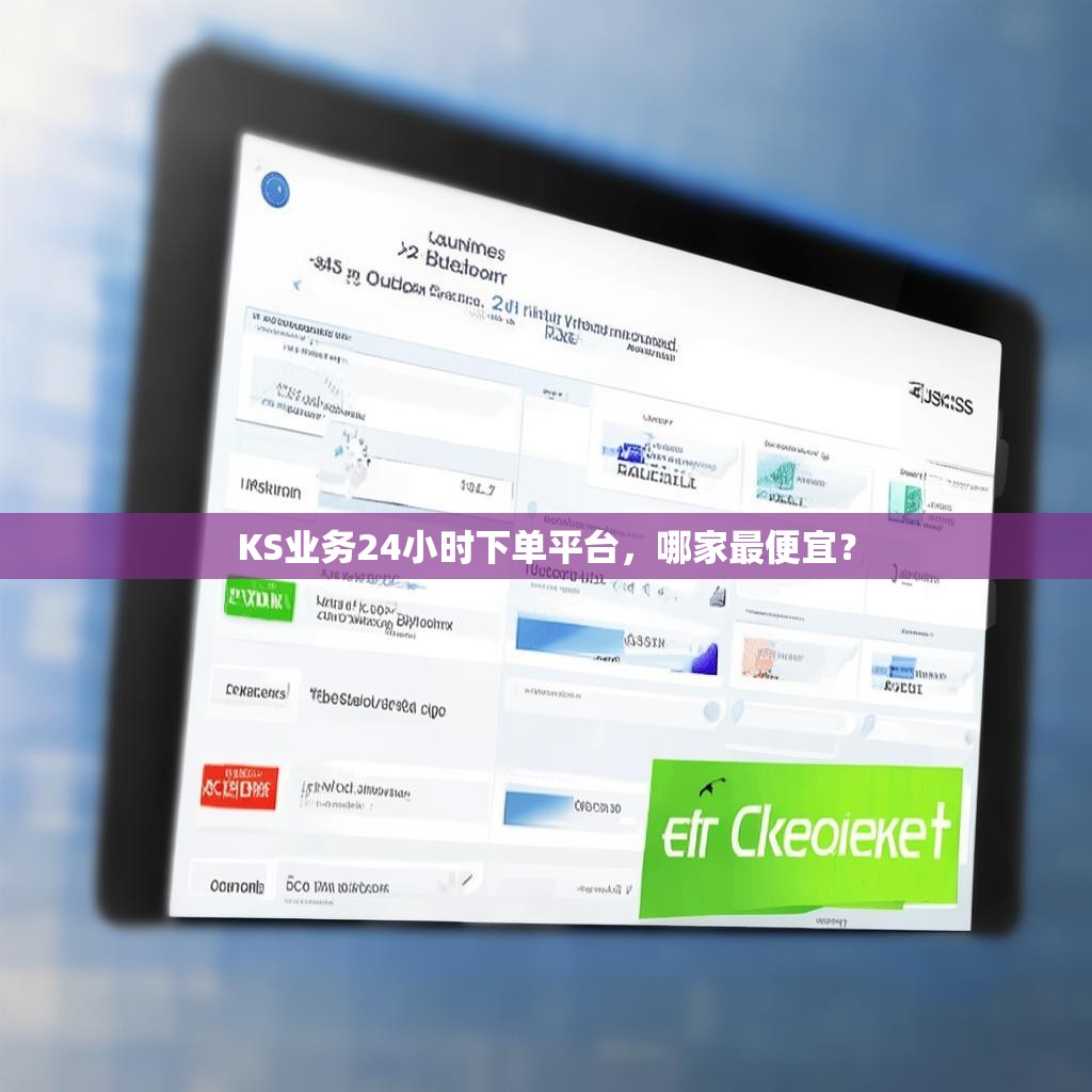 KS业务24小时下单平台，哪家最便宜？