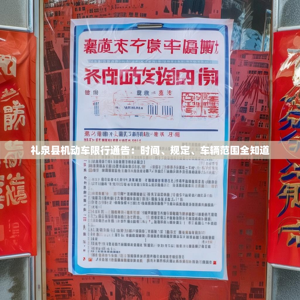 礼泉县机动车限行通告:时间、规定、车辆范围全知道