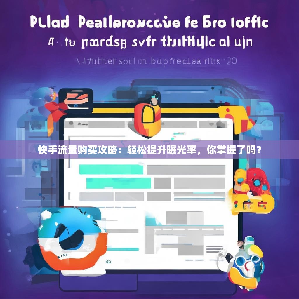 快手流量购买攻略：轻松提升曝光率，你掌握了吗？