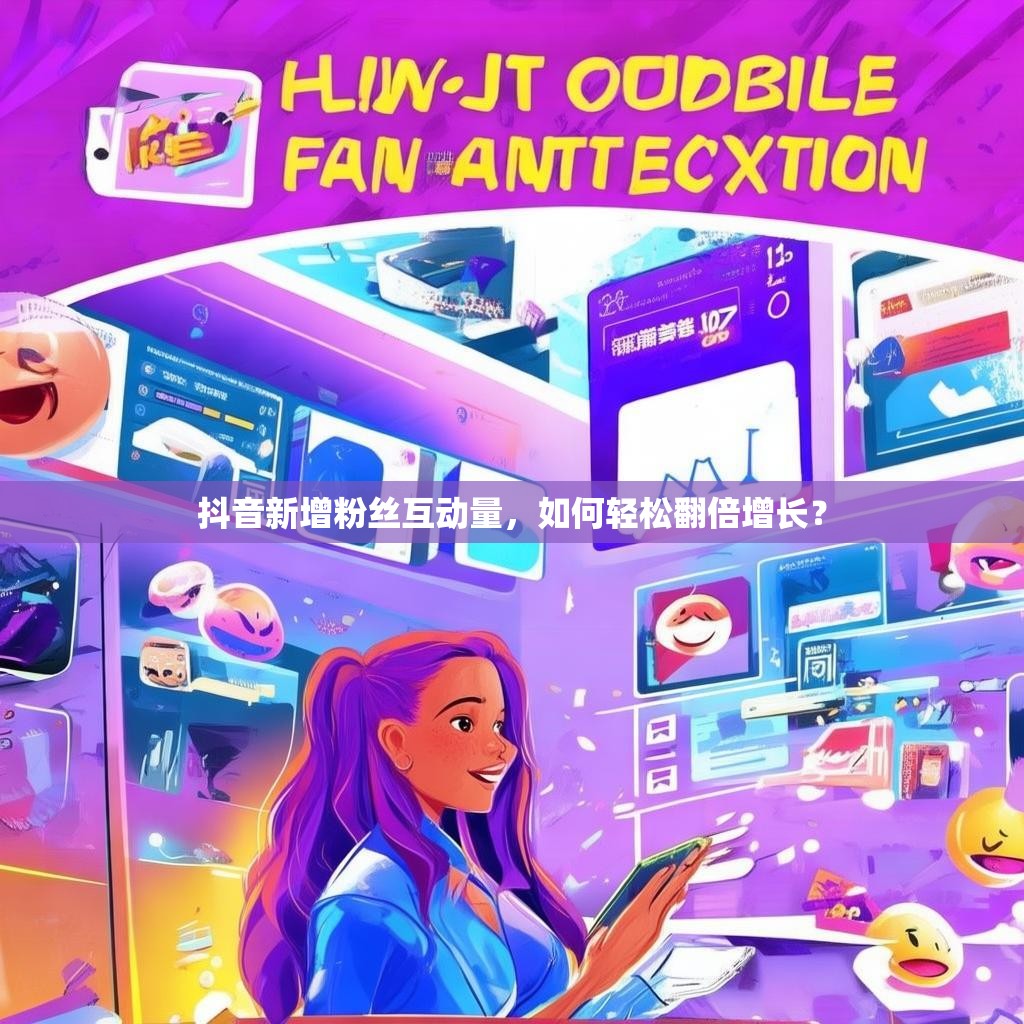 抖音新增粉丝互动量,如何轻松翻倍增长?