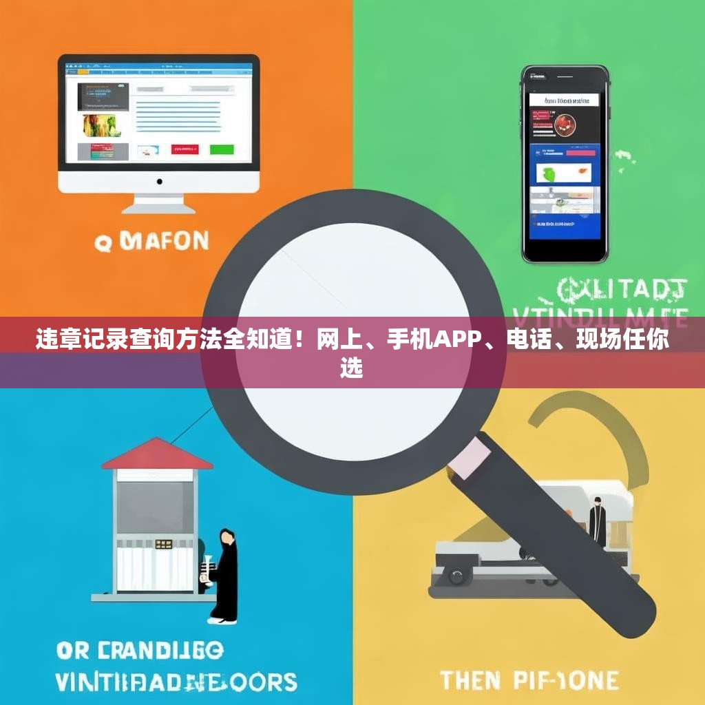 违章记录查询方法全知道!网上、手机APP、电话、现场任你选