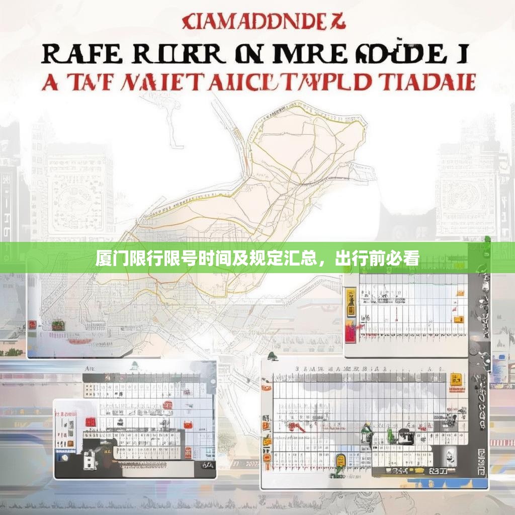 厦门限行限号时间及规定汇总,出行前必看