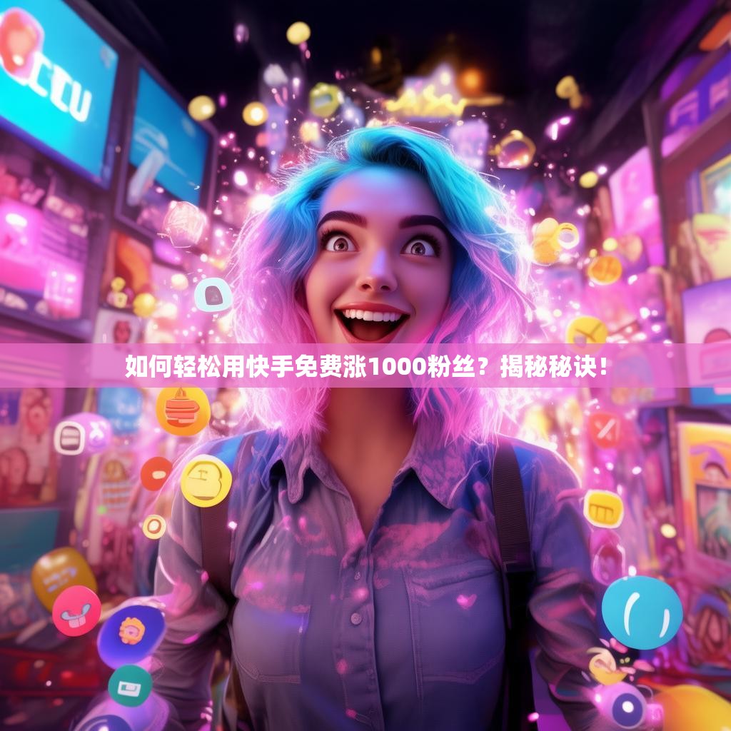 如何轻松用快手免费涨1000<strong><mark>粉丝</mark></strong>？揭秘秘诀！