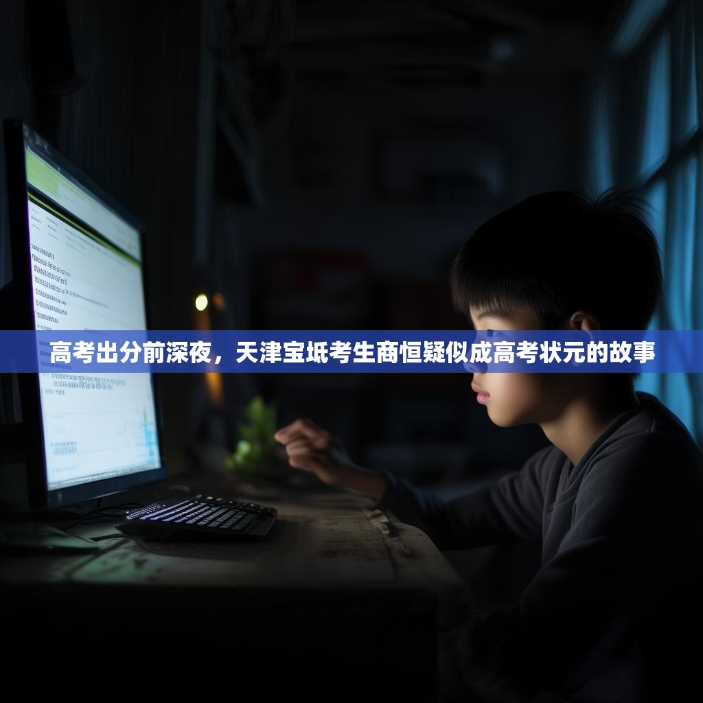 高考出分前深夜,天津宝坻考生商恒疑似成高考状元的故事