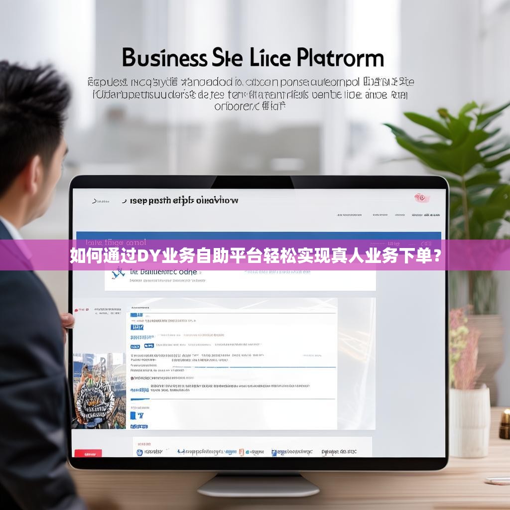 如何通过DY业务自助平台轻松实现真人业务下单？