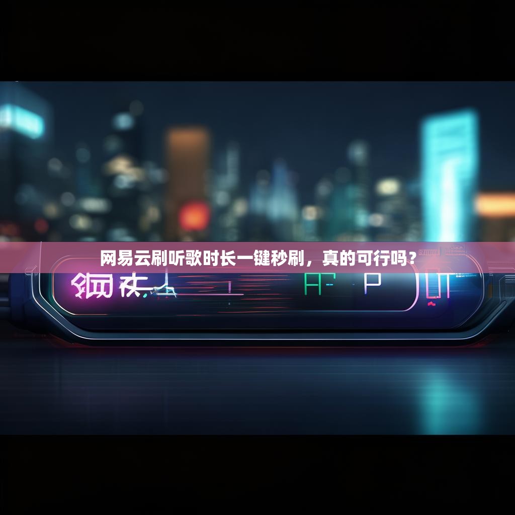 网易云刷听歌时长一键秒刷，真的可行吗？
