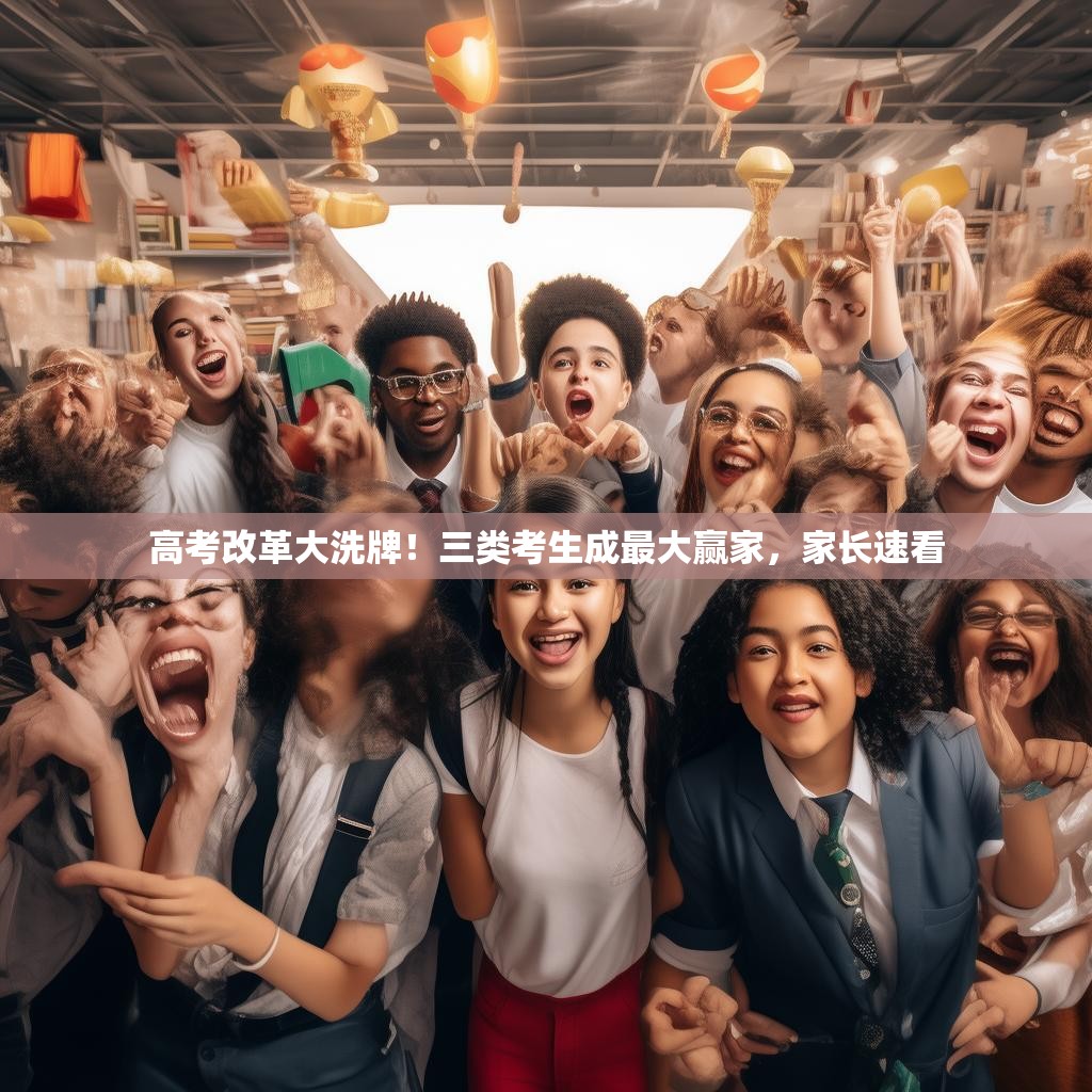 高考改革大洗牌!三类考生成最大赢家,家长速看