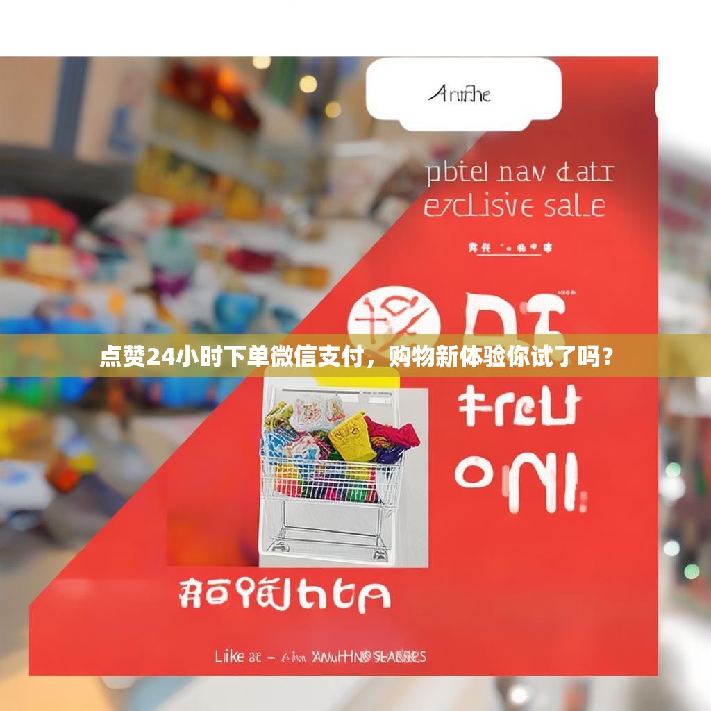 点赞24小时下单微信支付,购物新体验你试了吗?