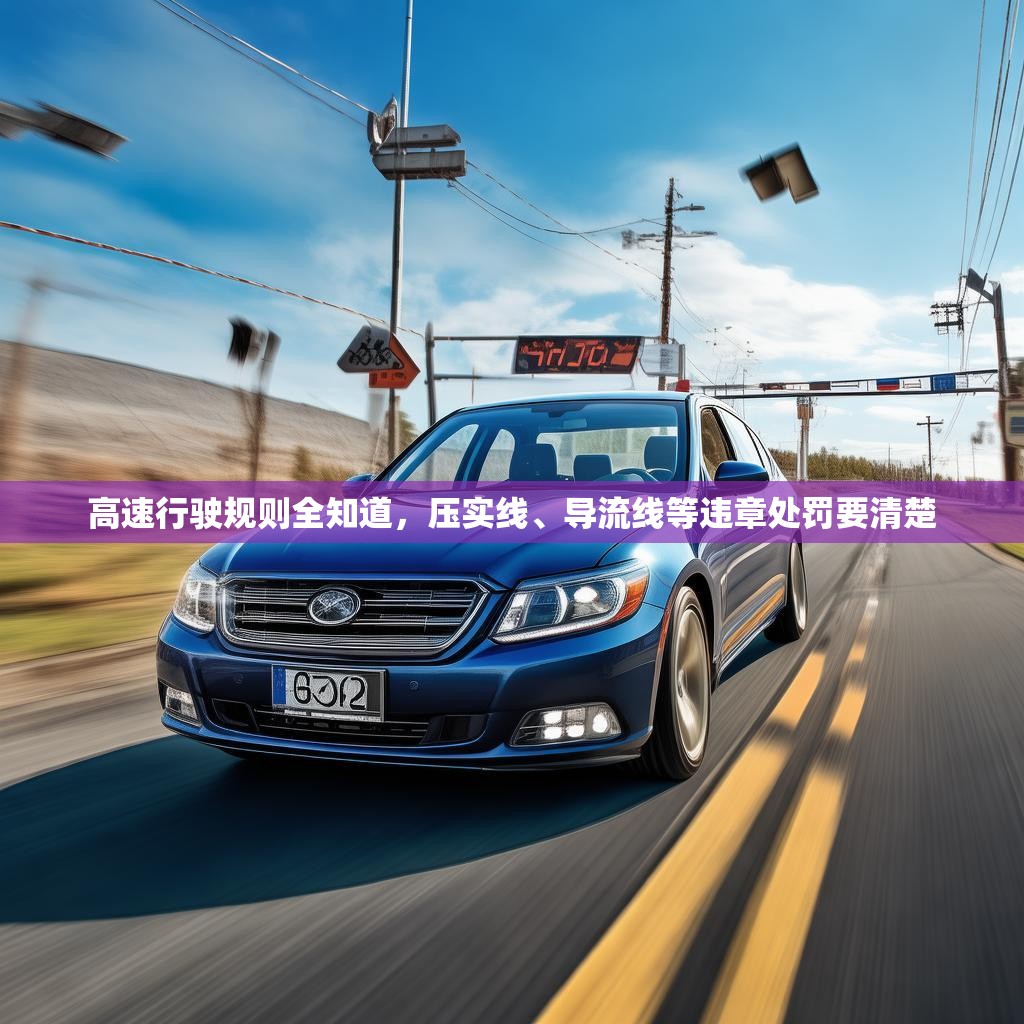 高速行驶规则全知道，压实线、导流线等违章处罚要清楚