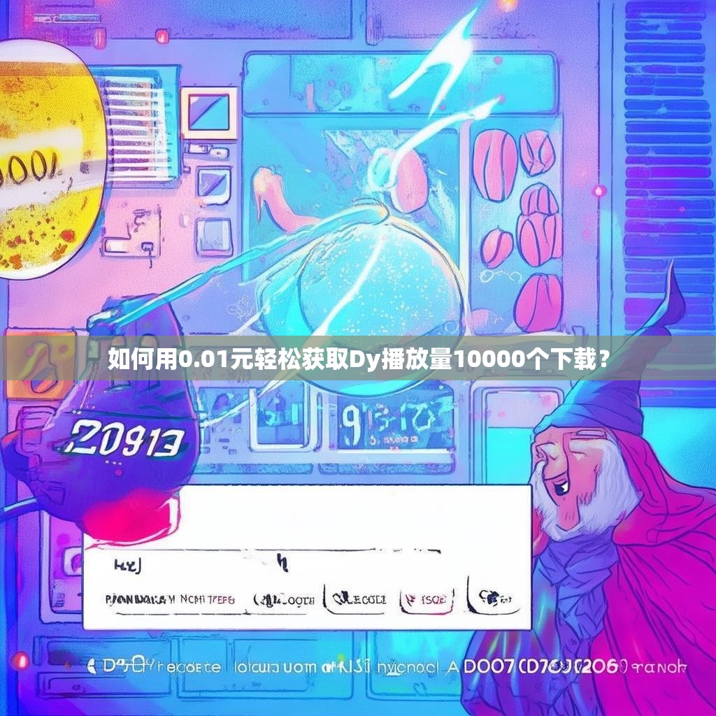 如何用0.01元轻松获取Dy播放量10000个下载？