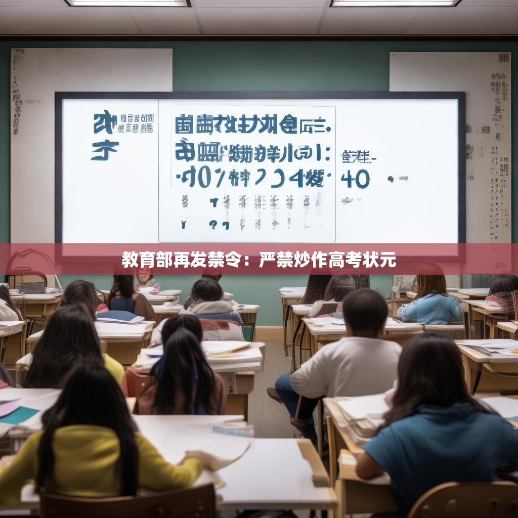 教育部再发禁令:严禁炒作高考状元