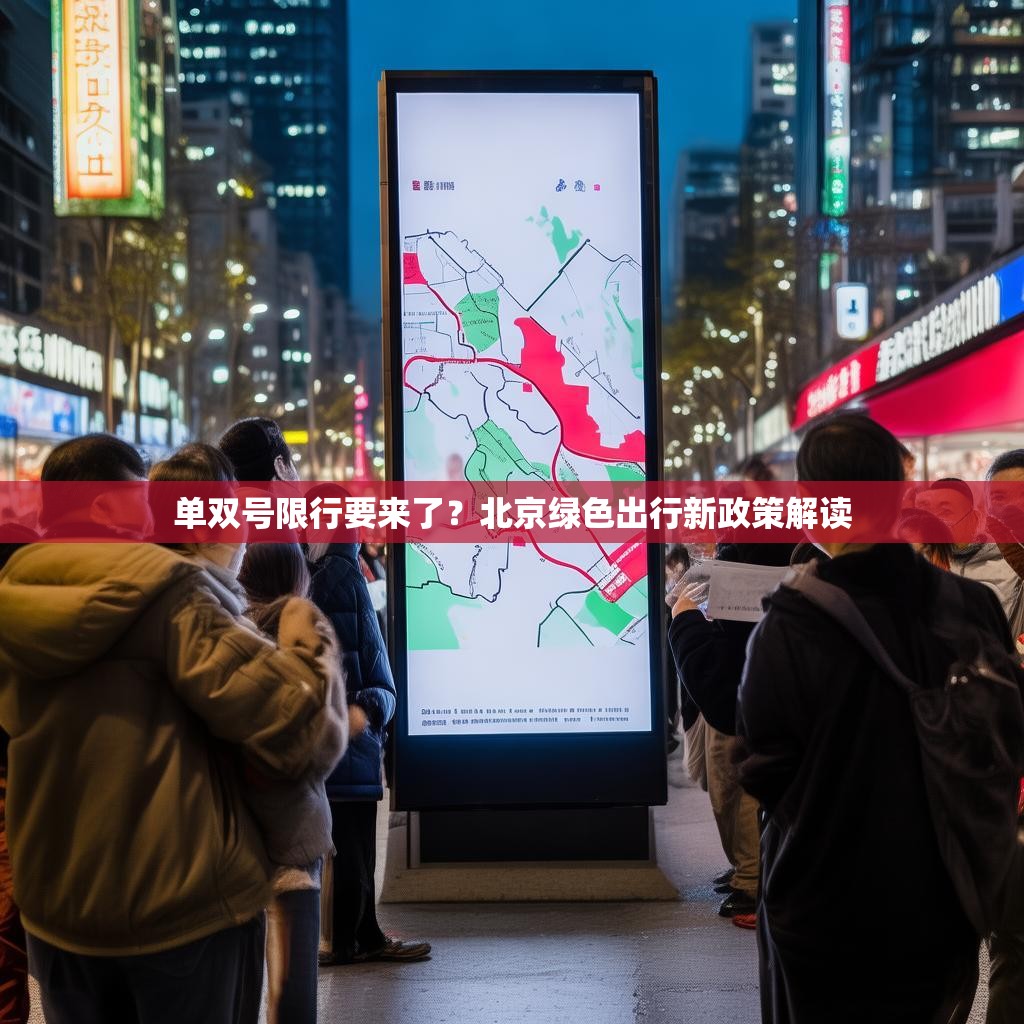 单双号限行要来了?北京绿色出行新政策解读