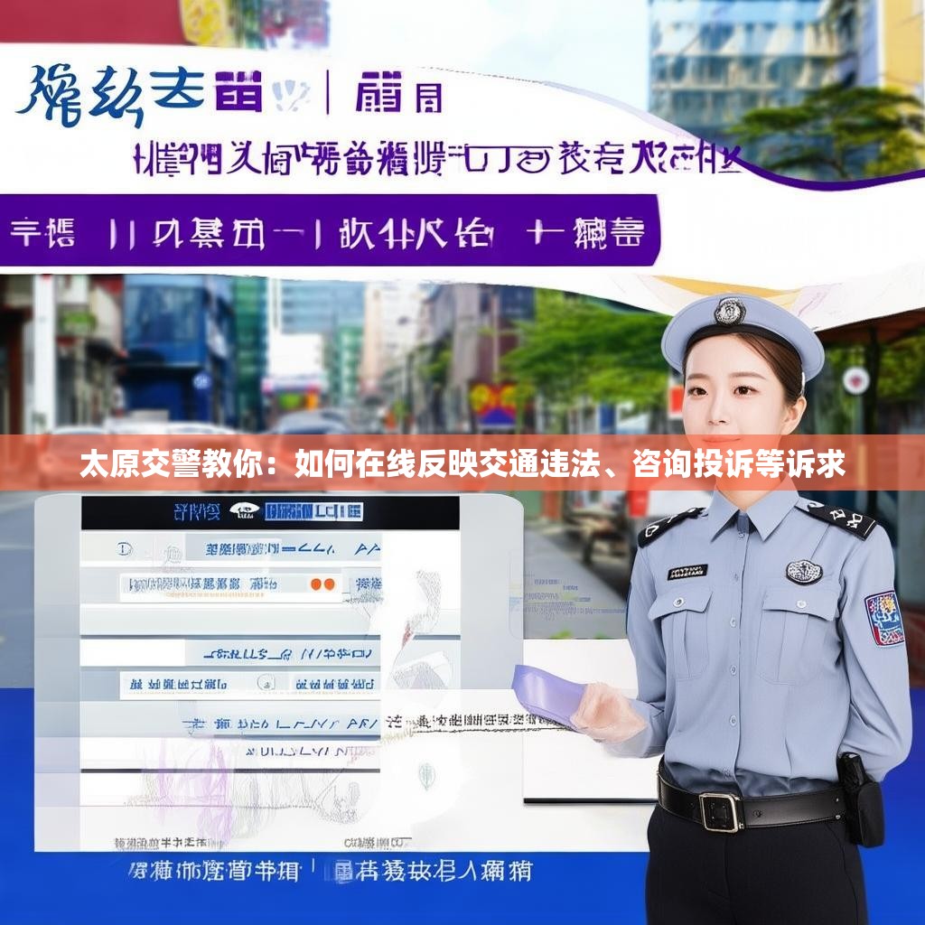 太原交警教你:如何在线反映交通违法、咨询投诉等诉求