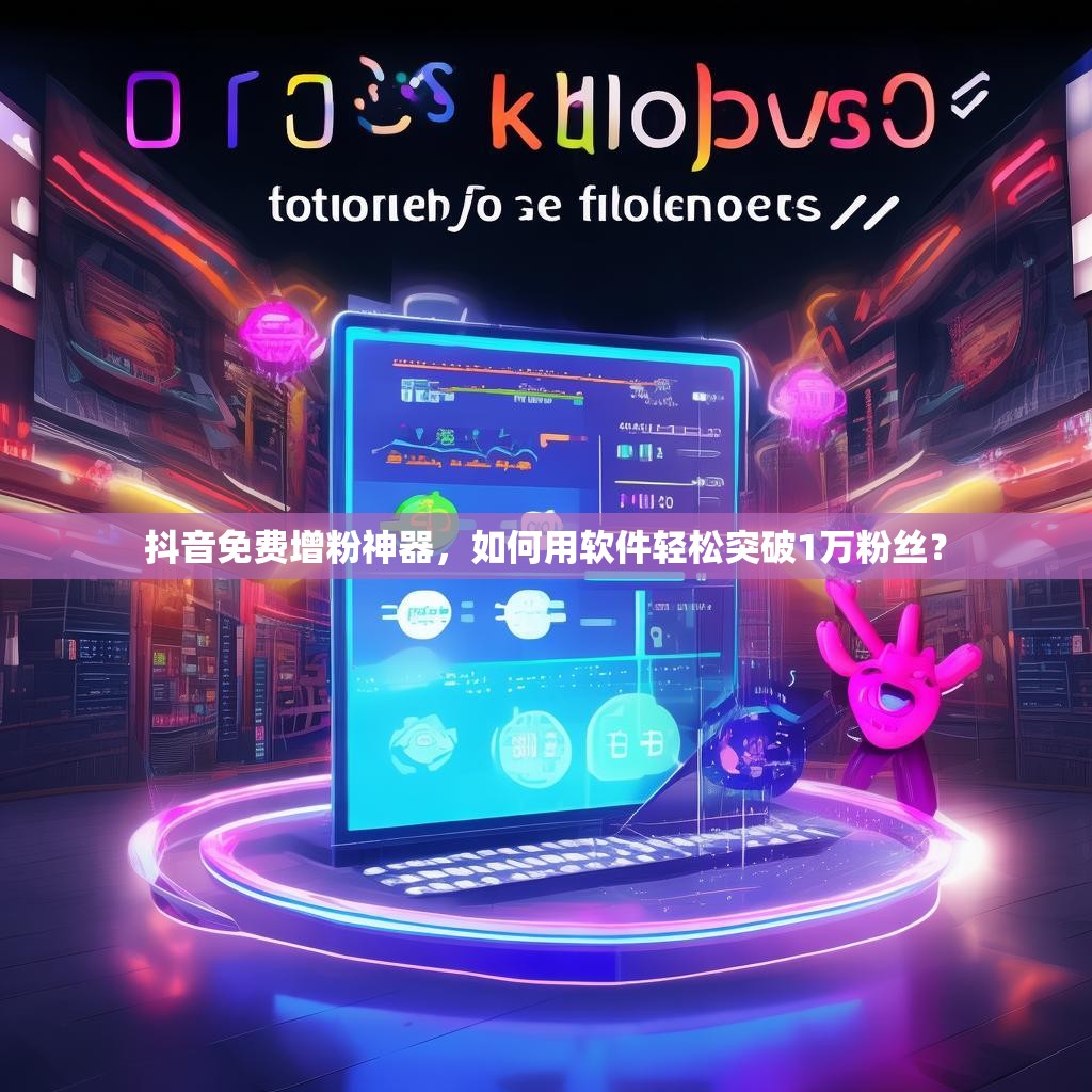 抖音免费增粉神器,如何用软件轻松突破1万粉丝?