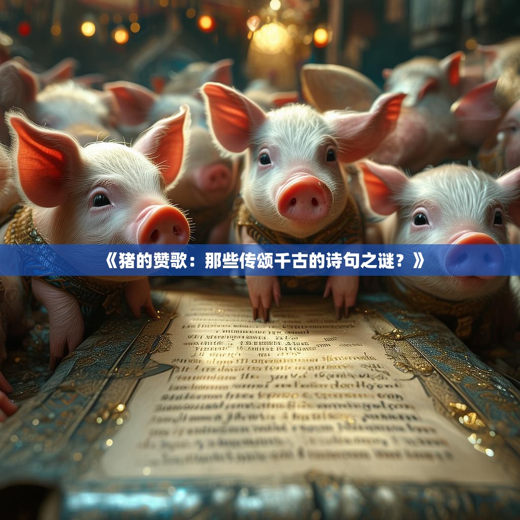 《猪的赞歌:那些传颂千古的诗句之谜?》