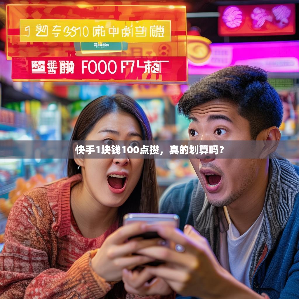快手1块钱100点攒,真的划算吗?