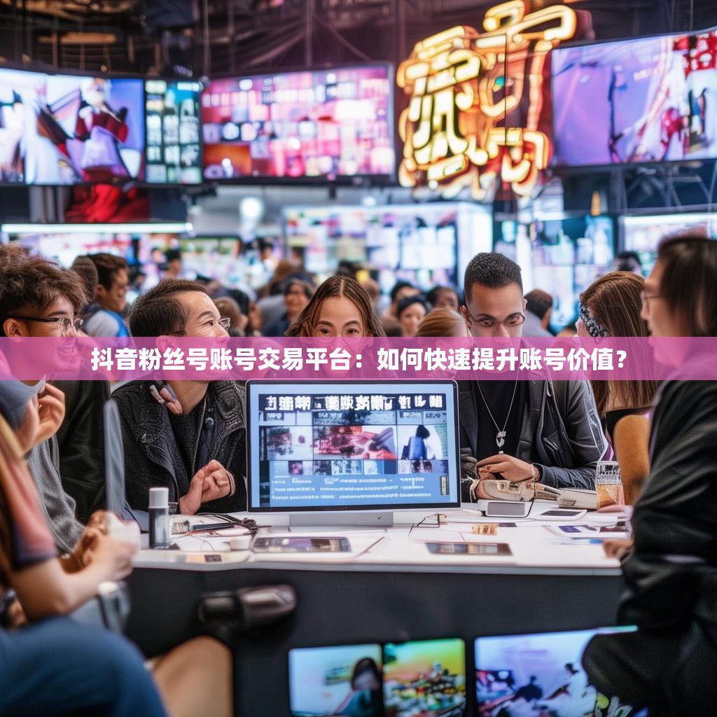 抖音粉丝号账号交易平台:如何快速提升账号价值?