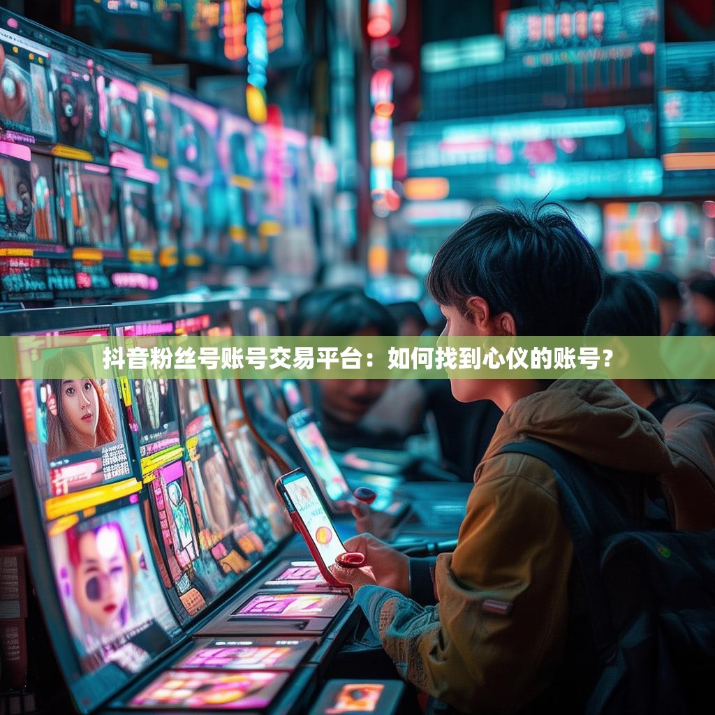抖音粉丝号账号交易平台:如何找到心仪的账号?