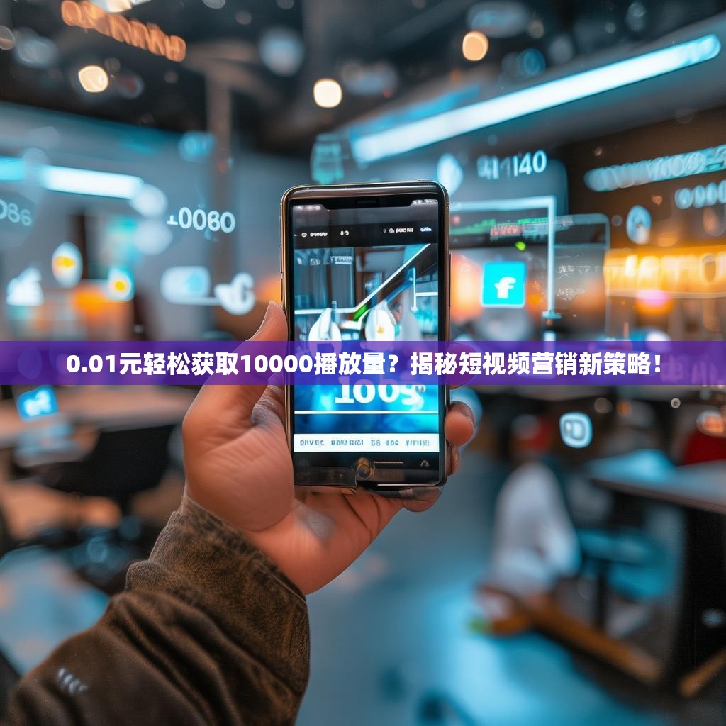 0.01元轻松获取10000播放量?揭秘短视频营销新策略!