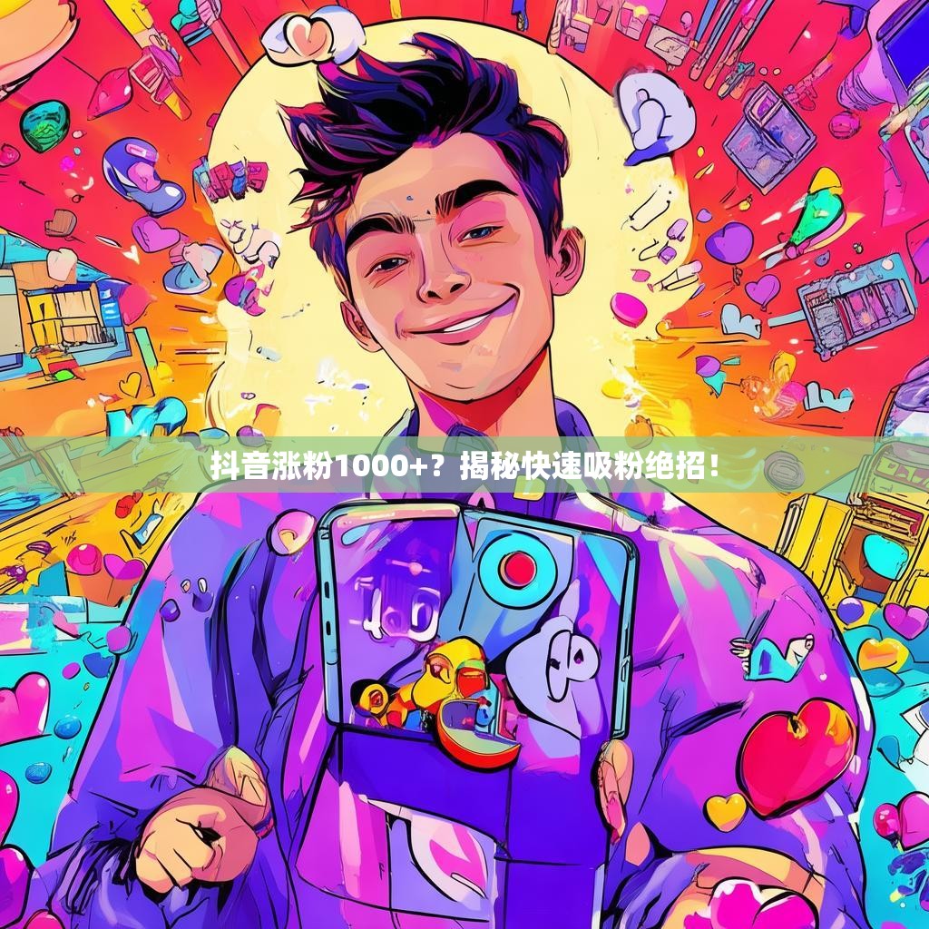 抖音涨粉1000+?揭秘快速吸粉绝招!