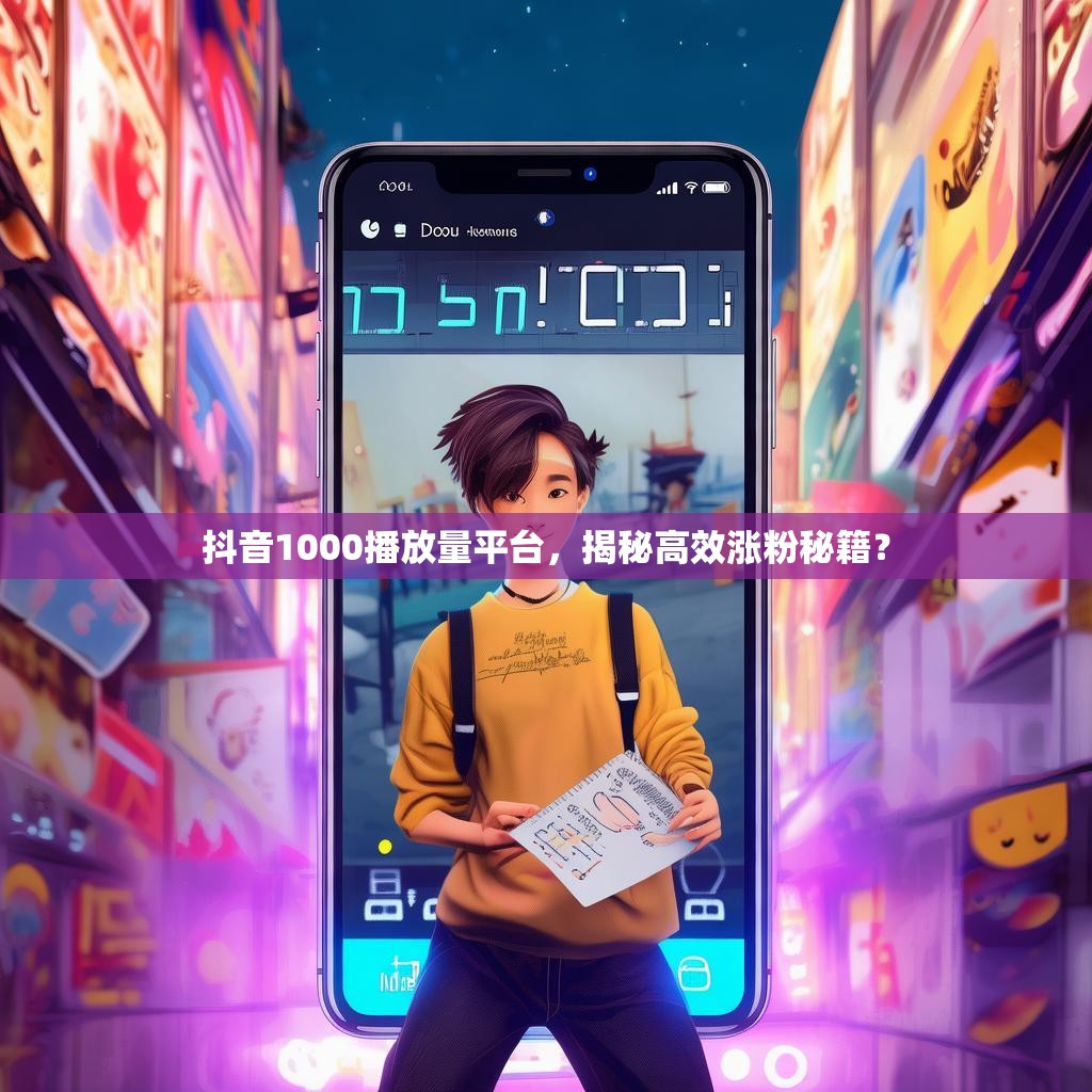 详细阅读:抖音1000播放量平台,揭秘高效涨粉秘籍? 抖音1000播放量平台,揭秘高效涨粉秘籍?
