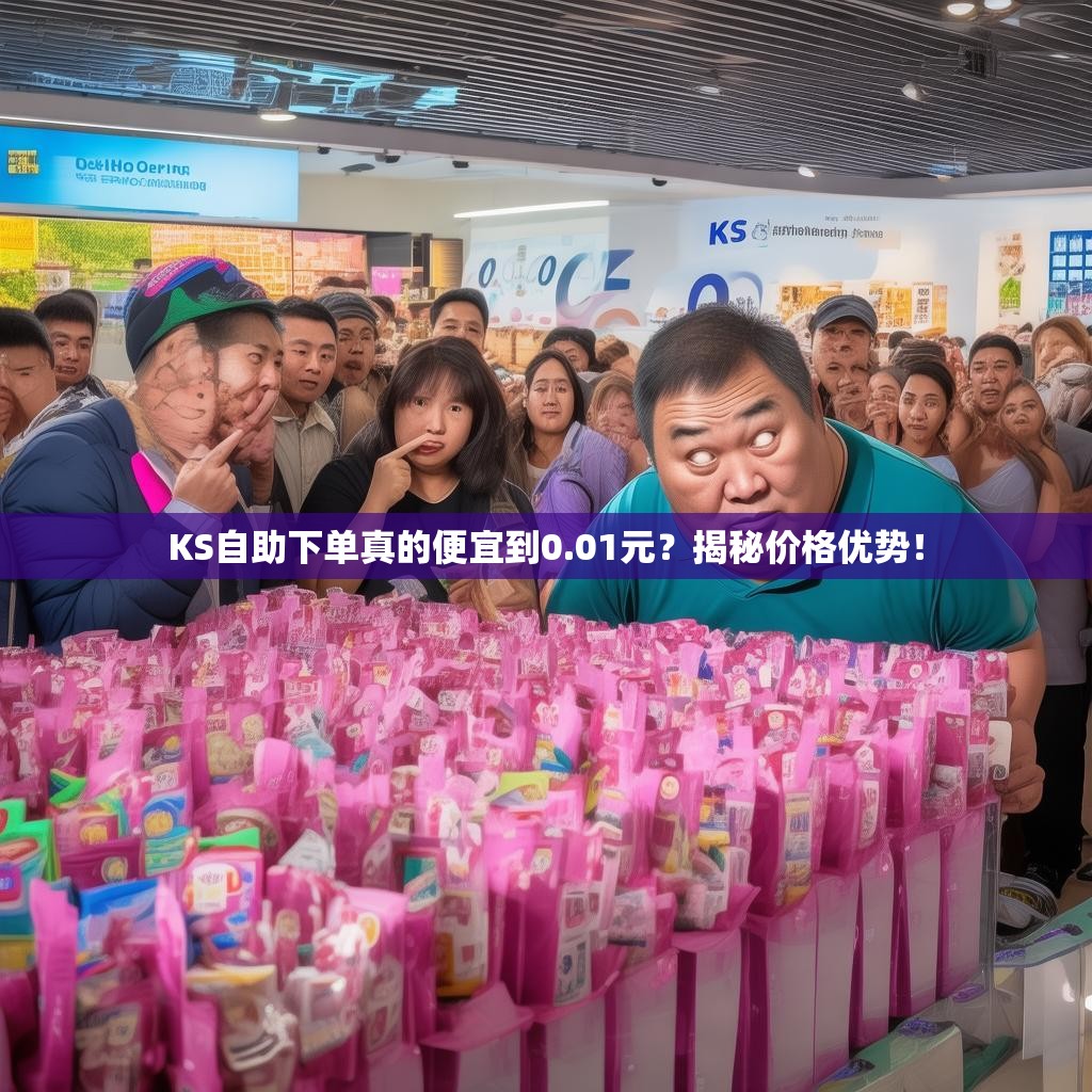 KS自助下单真的便宜到0.01元？揭秘价格优势！