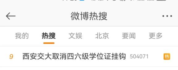 西安交大不再将四六级成绩作学位授予条件,引发网上热议