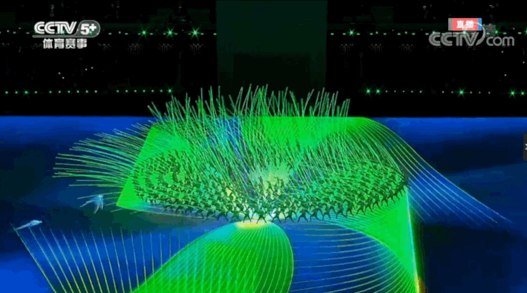 2022北京冬奥会开幕式亮点多,网友被中国式浪漫感动