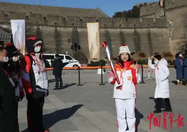 2月3日北京八达岭长城冬奥会火炬传递精彩瞬间全记录