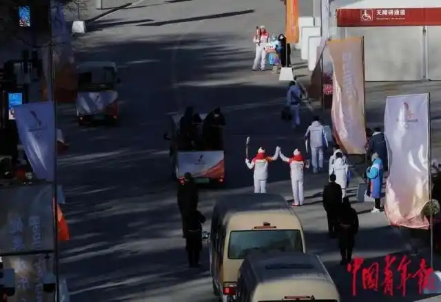 2月3日北京八达岭长城冬奥会火炬传递精彩瞬间全记录