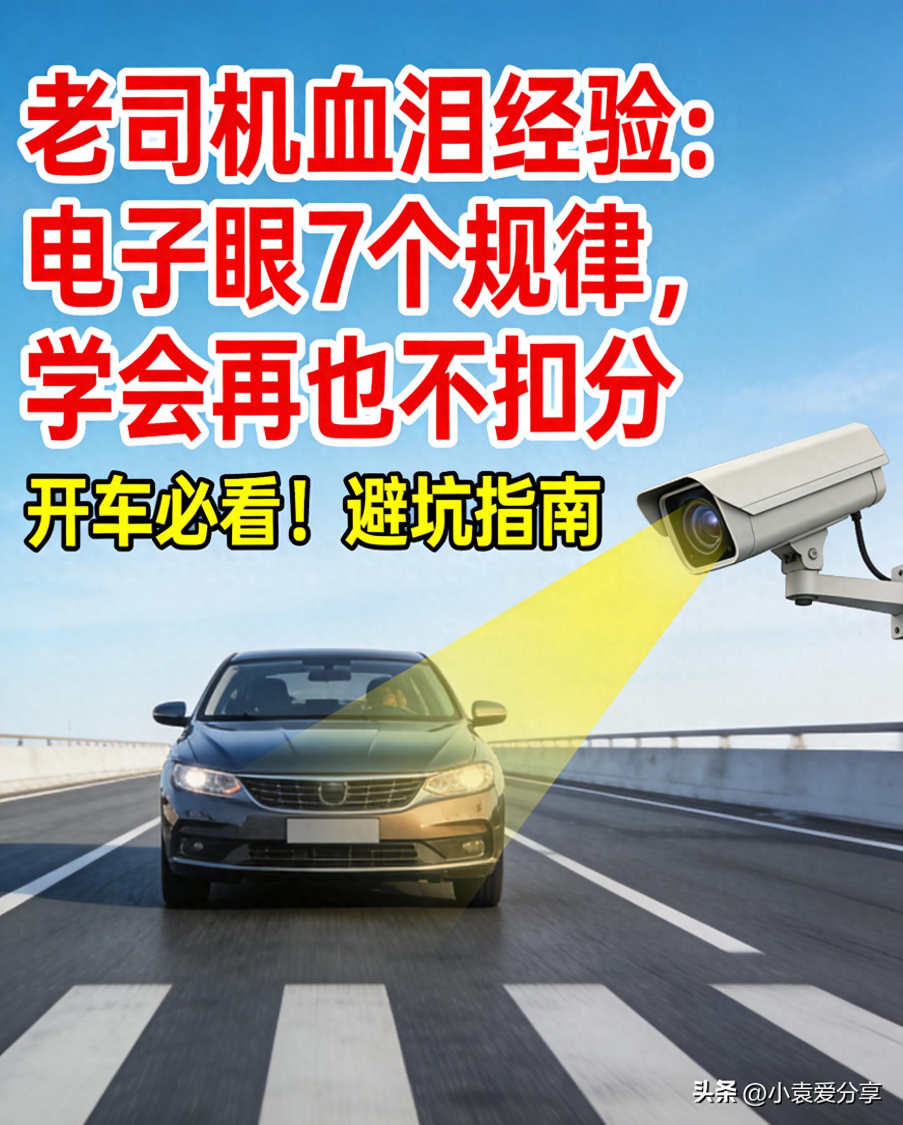 2026 年电子眼新规律！7 个实用干货助你开车不扣分
